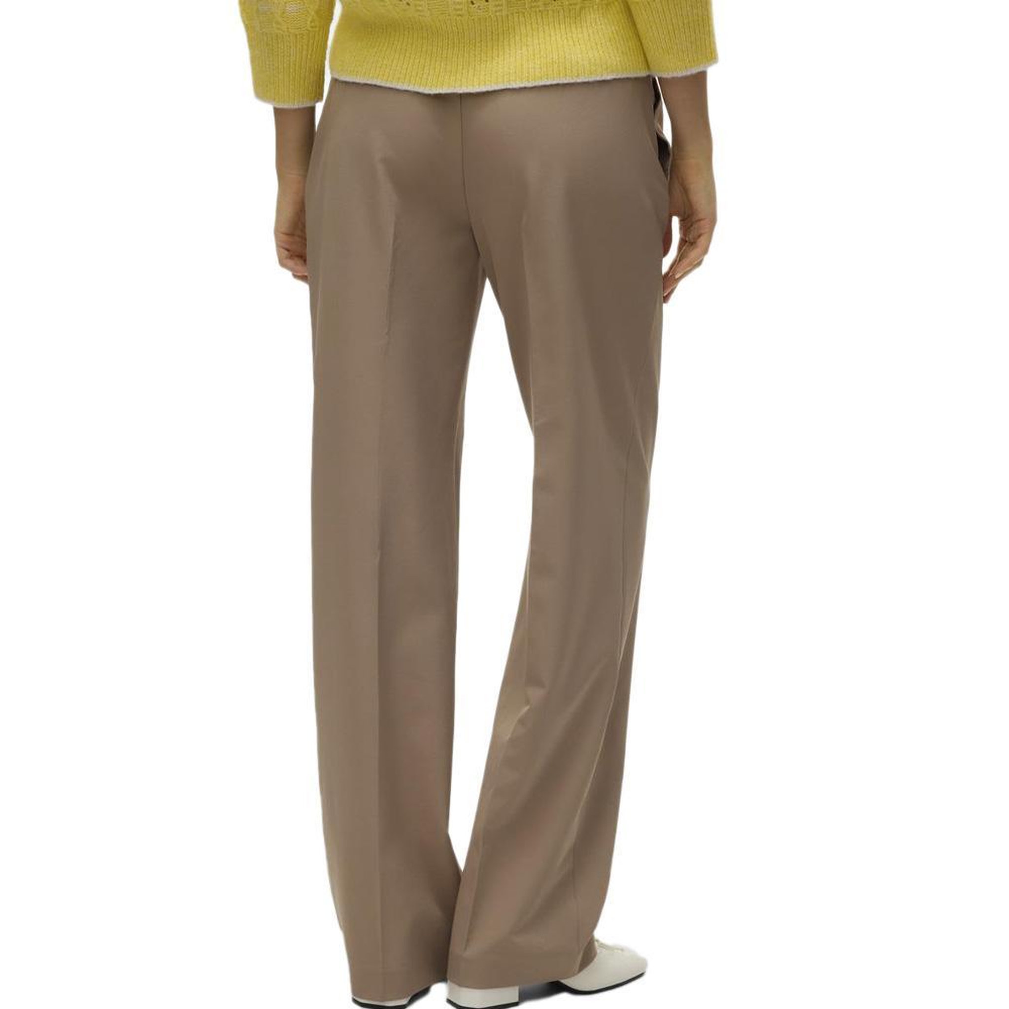 Voir la diapositive 2 : Vero Moda Pantalon Tailleur Camel  Femme Vero Moda Raya