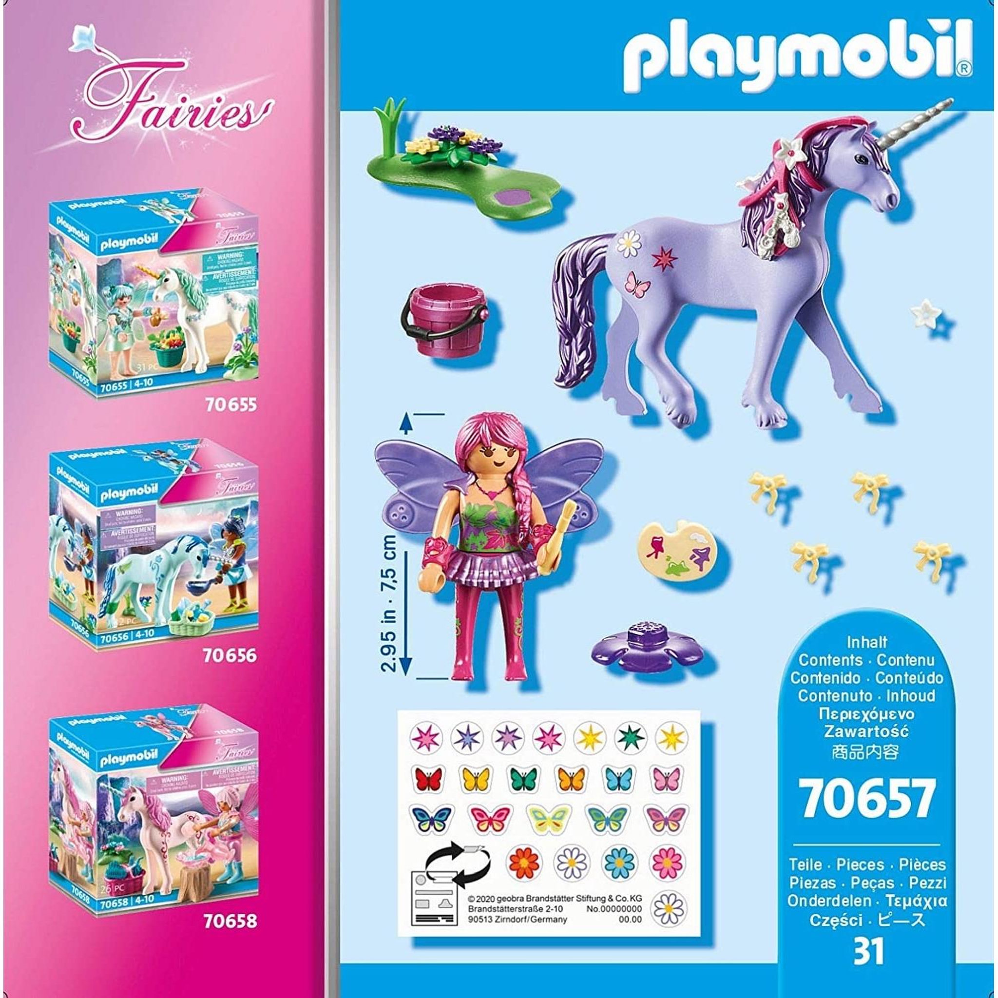 Voir la diapositive 4 : PLAYMOBIL Fairies Licorne avec Fée