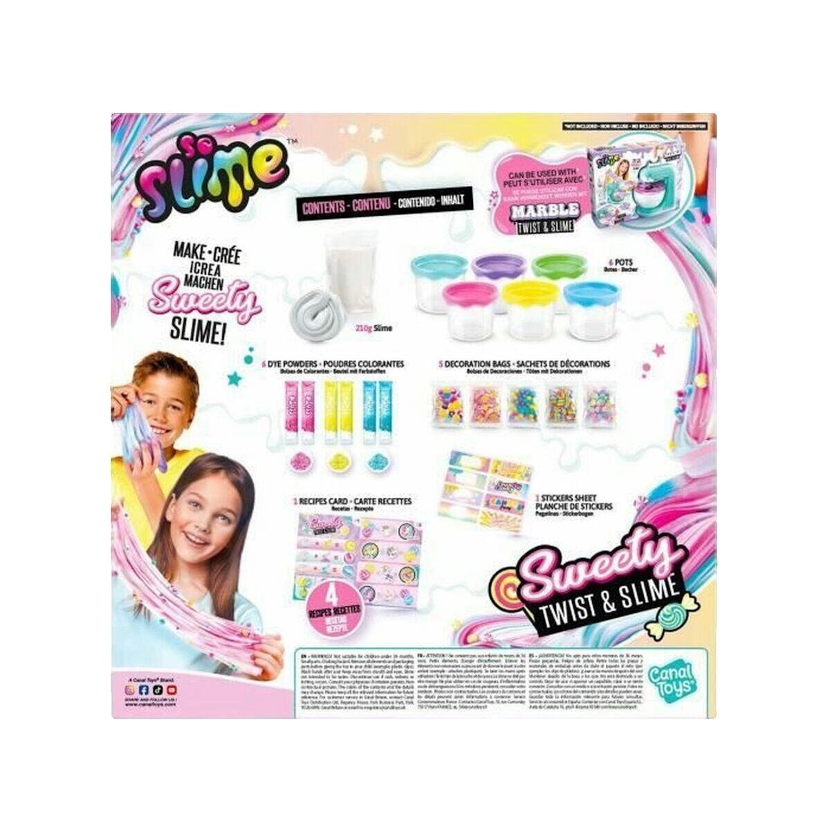 Canal Toys Coffret Potions Magiques Canal Toys avec Slime Coloré