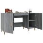 Voir la diapositive 4 : VIDAXL Bureau Sonoma gris 140x50x75 cm Bois d'ingenierie