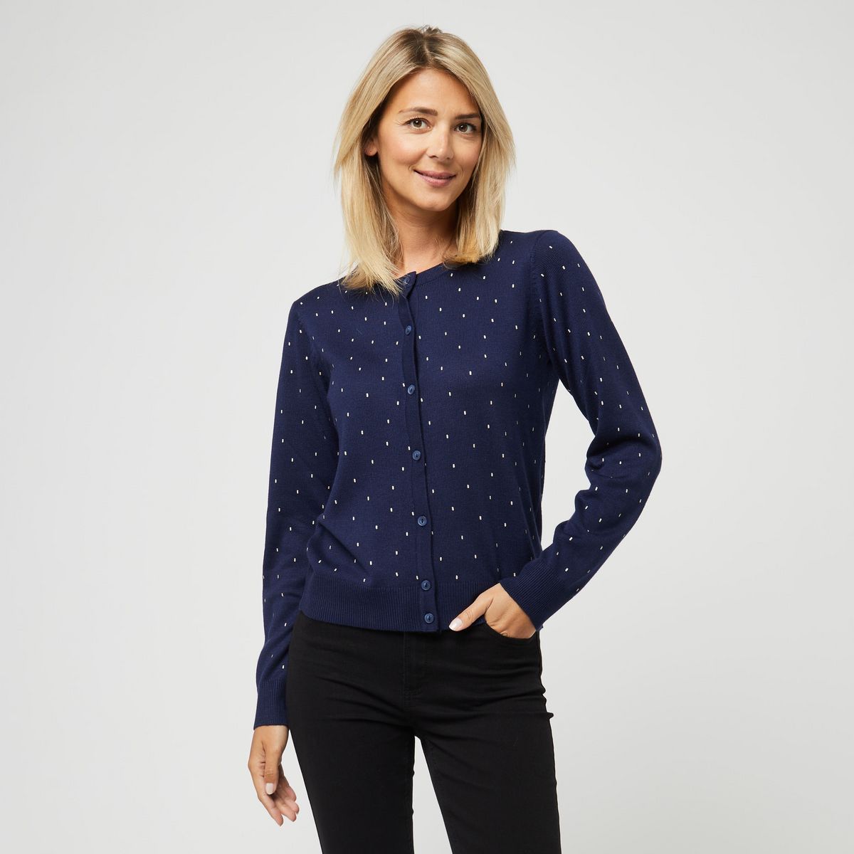 Débardeur Rayé Marine EDC By Esprit Taille M - Style évasé Fantaisie - Occasion Très Bon état