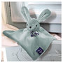 Voir la diapositive 2 : MAILOU Doudou plat lapin dorlotin 27 cm - vert sauge - Mailou