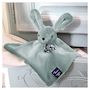 Voir la diapositive 2 : MAILOU Doudou plat lapin dorlotin 27 cm - vert sauge - Mailou