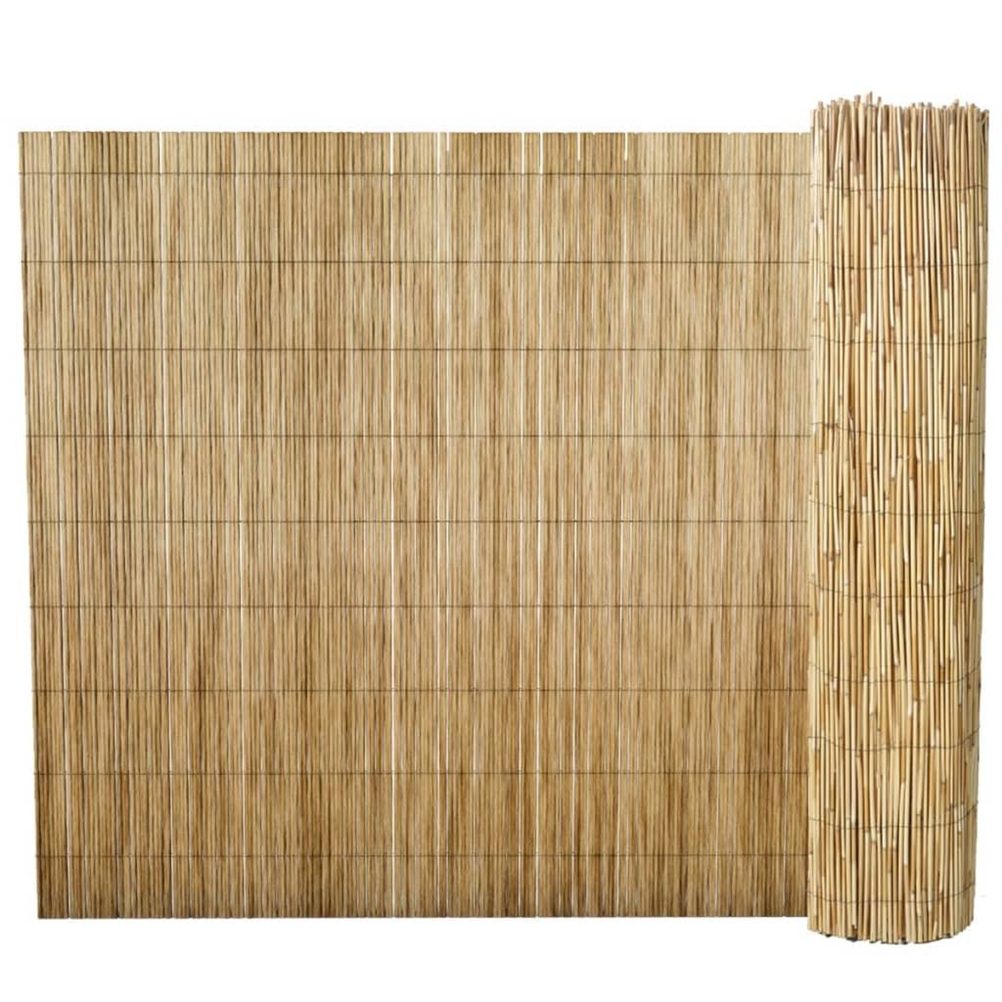VIDAXL Cloture de jardin en roseau 500x125 cm