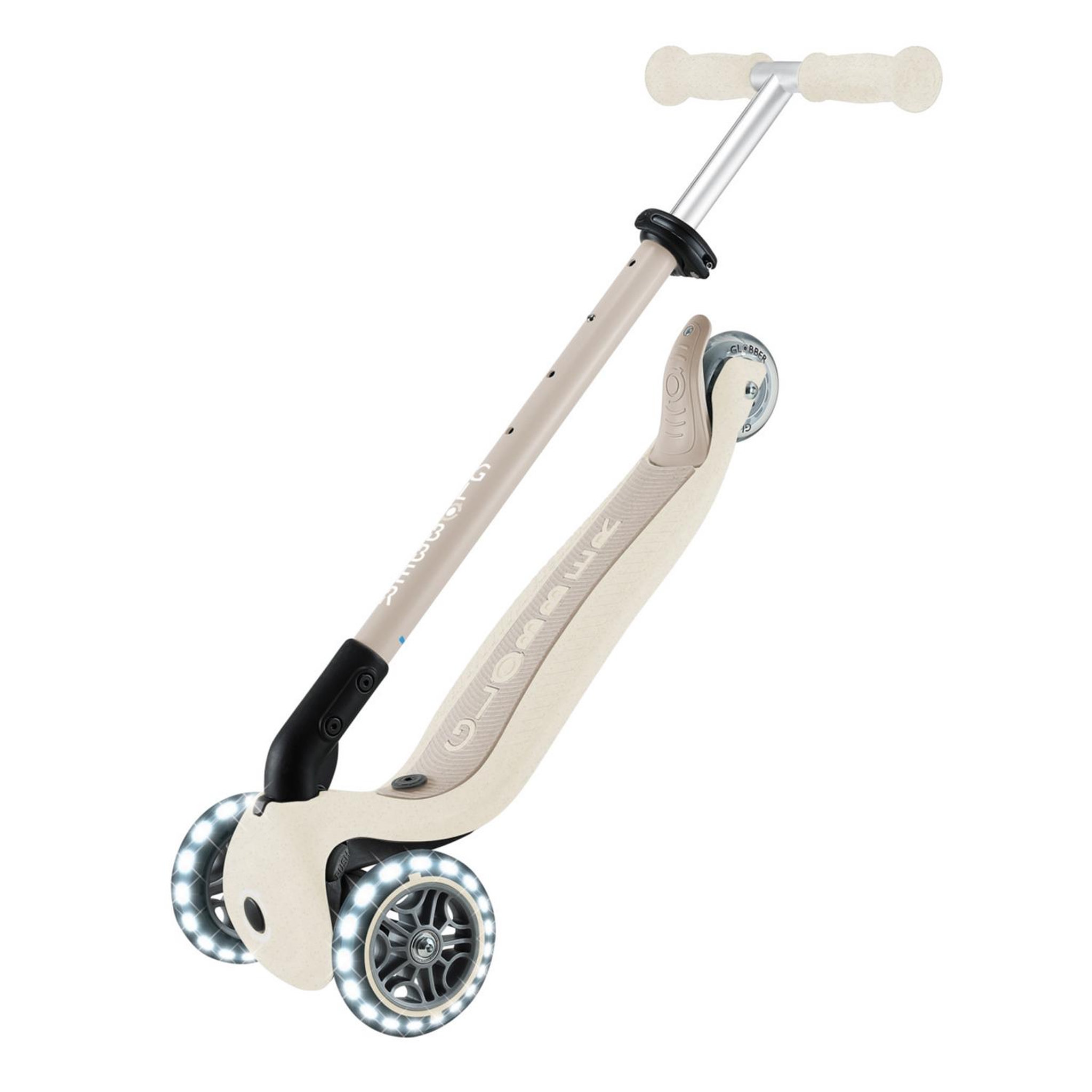 Voir la diapositive 6 : Globber Trottinette évolutive GO•UP ACTIVE LIGHTS ESSENTIAL — Coconut Beige