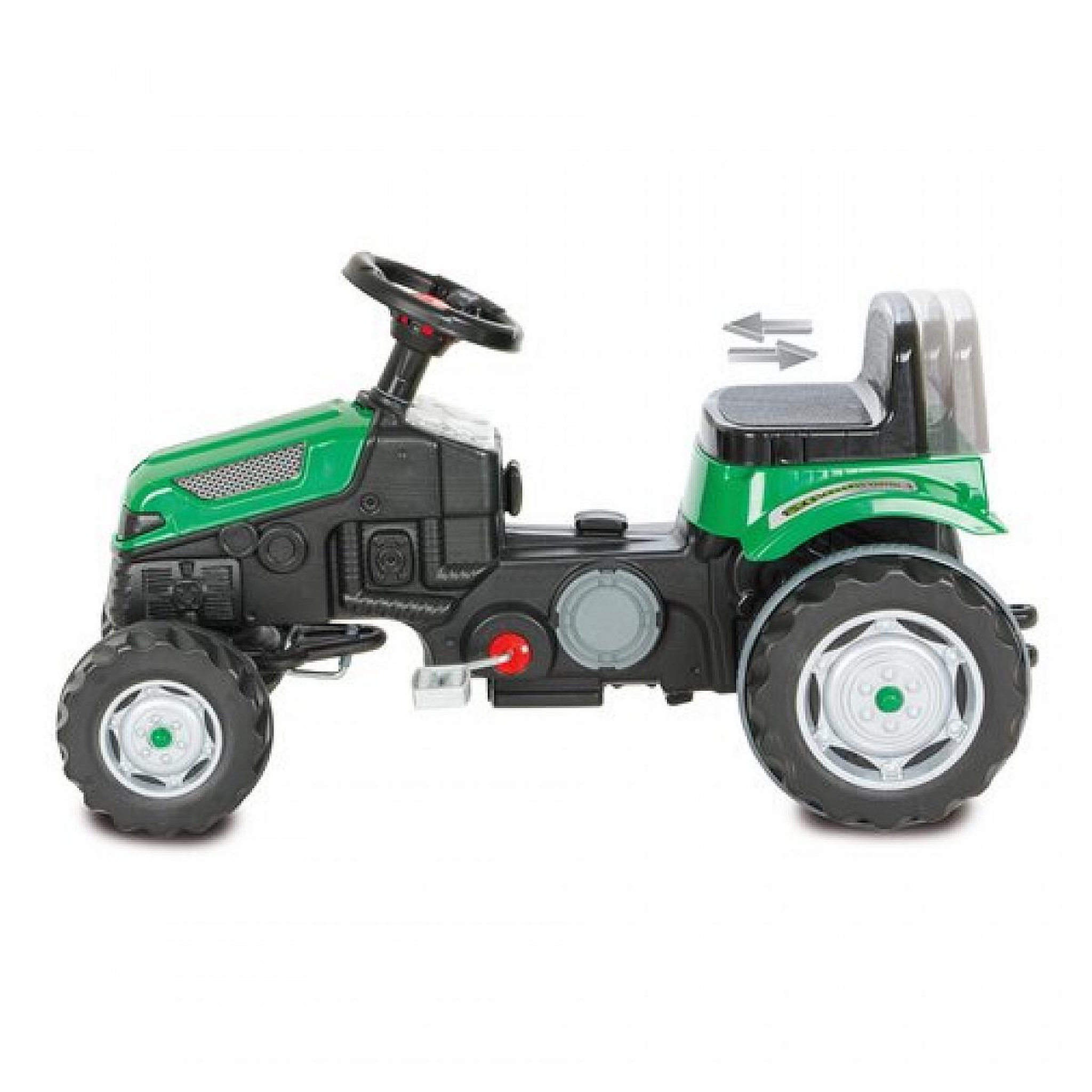 Voir la diapositive 4 : Jamara tracteurs à pédales Strong Bull vert