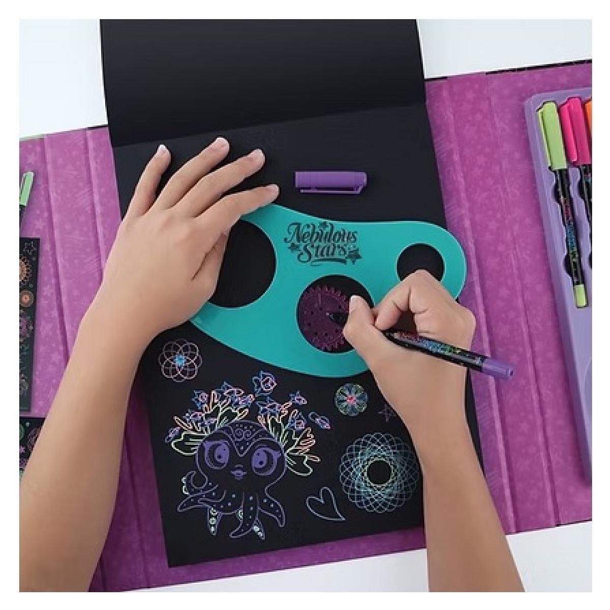 NEBULOUS STAR Grand carnet Mandalas a pages noires