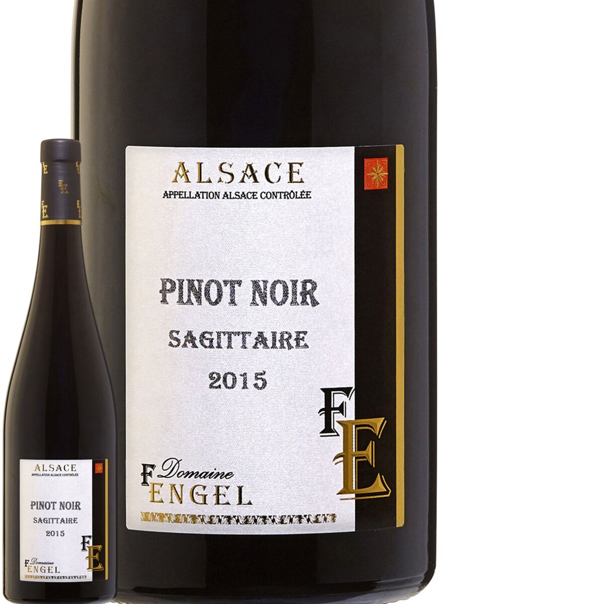 Sagittaire Domaine Engel Alsace Pinot Noir Bio Rouge 2015
