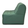 Voir la diapositive 4 : GRUHIER Banquette BZ - Tissu Vert - L143 x P97 x H89cm - Joe