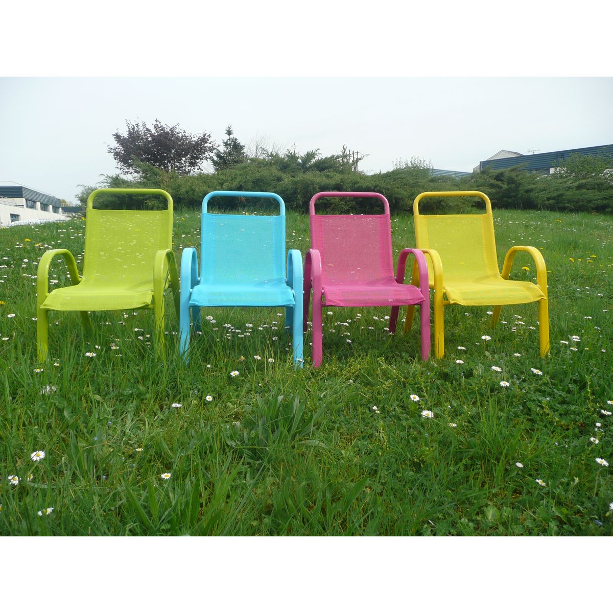 Chaise de jardin enfant vert