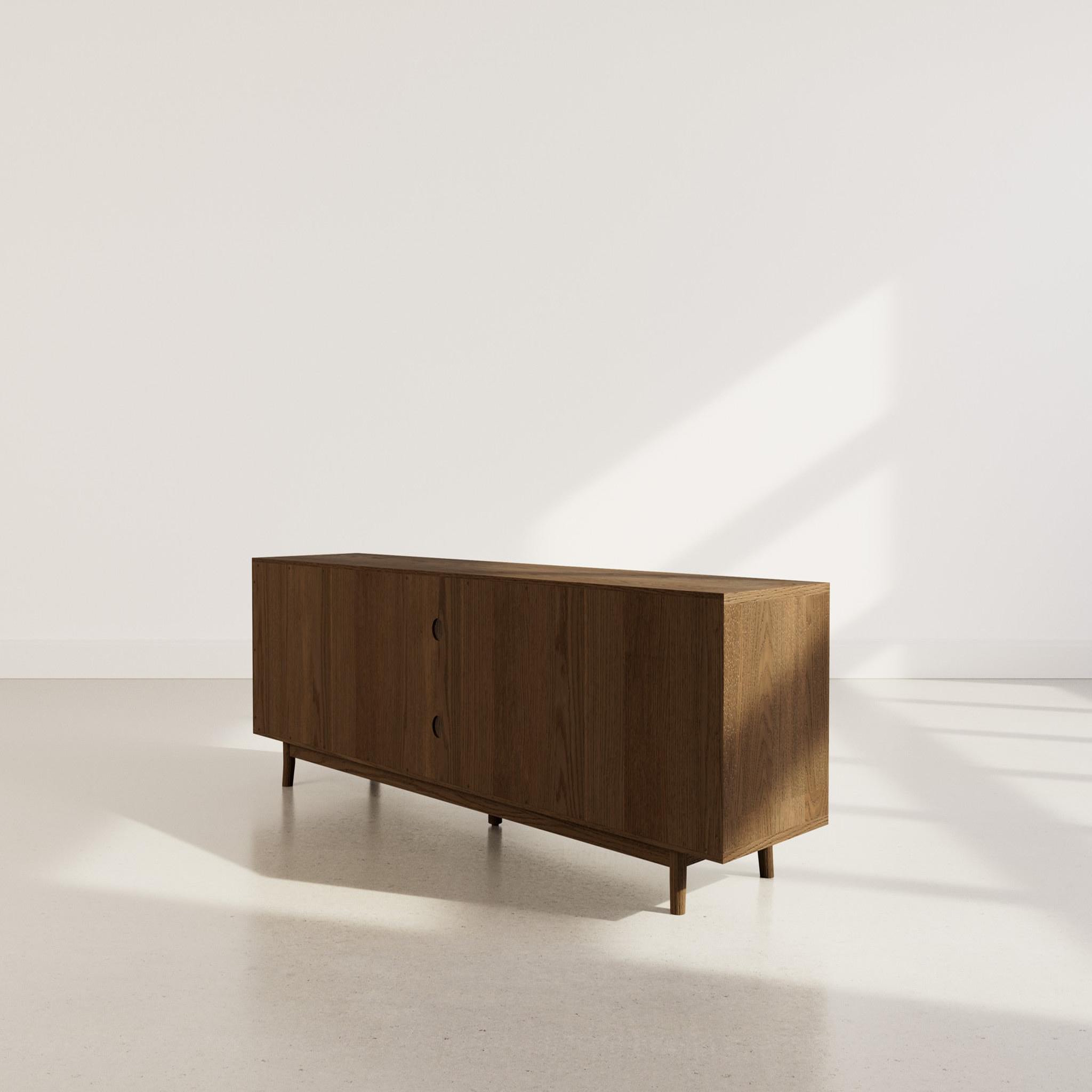 Voir la diapositive 6 : BEST MOBILIER Freya - meuble tv 180 cm - 2 portes et 2 niches