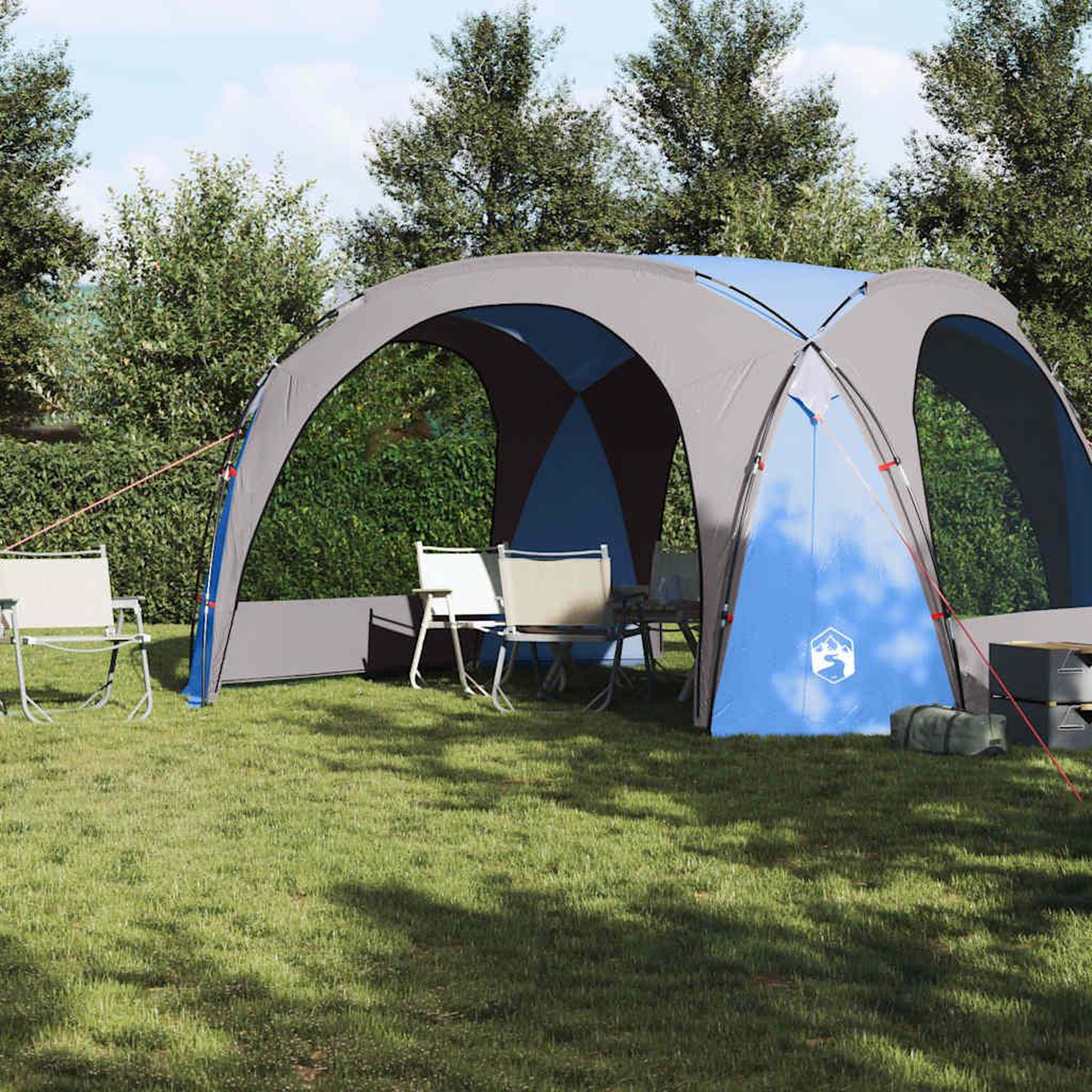 Voir la diapositive 3 : VIDAXL Tente de reception bleu impermeable