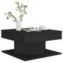 Voir la diapositive 4 : VIDAXL Table basse Noir 57x57x30 cm Bois d'ingenierie