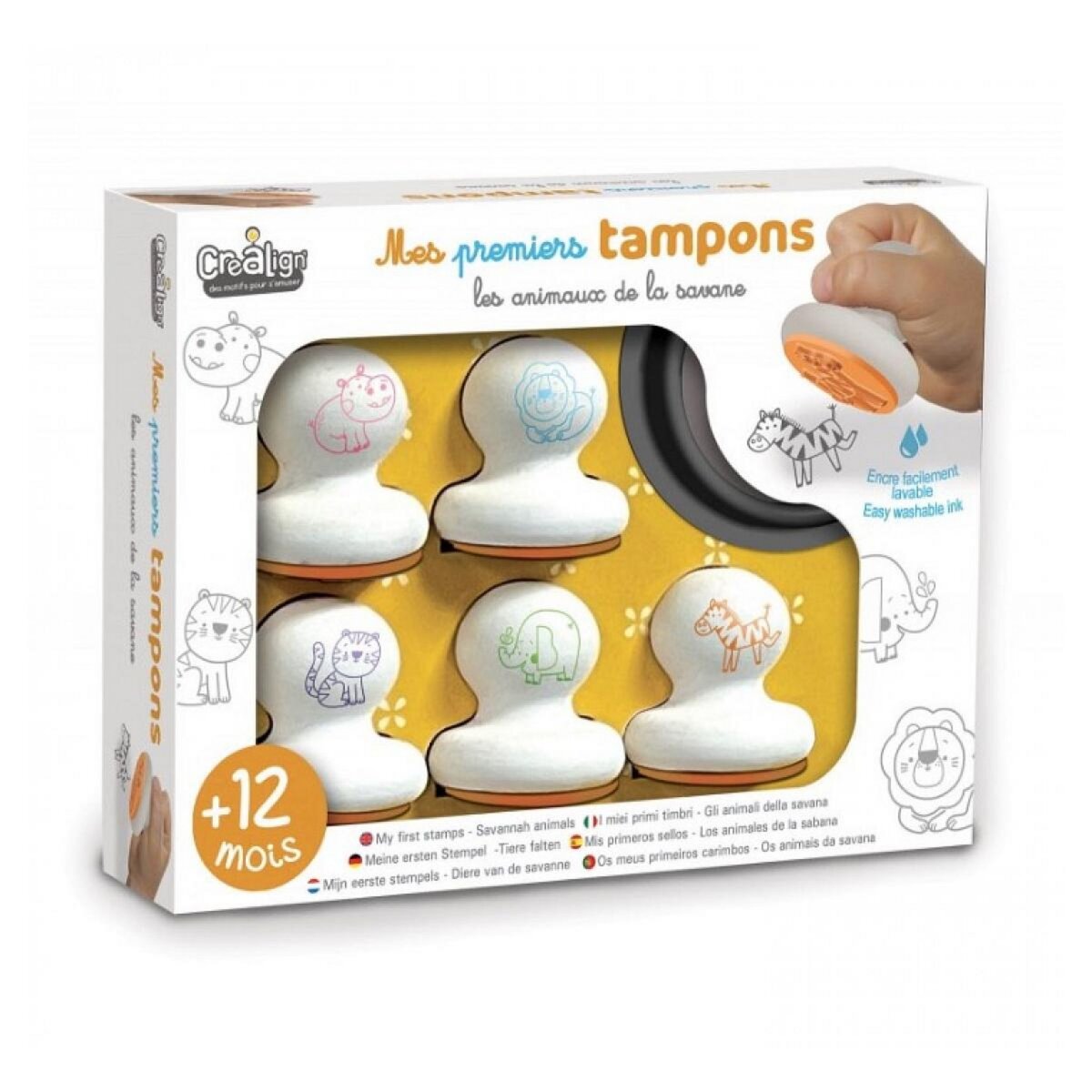 CREALIGN Mes premiers tampons - Savane