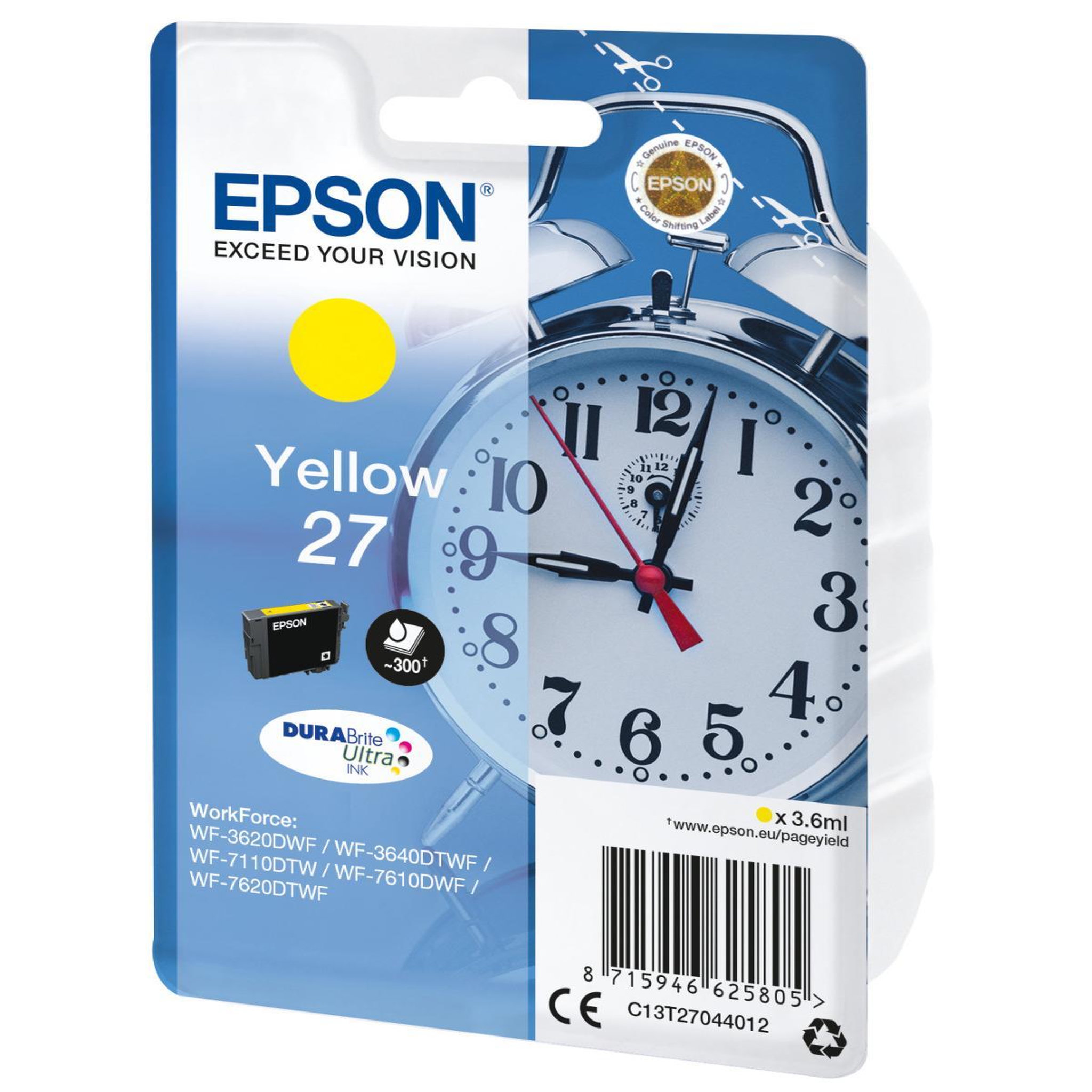 Voir la diapositive 3 : Epson Cartouche imprimante EPSON C 13 T 27044012