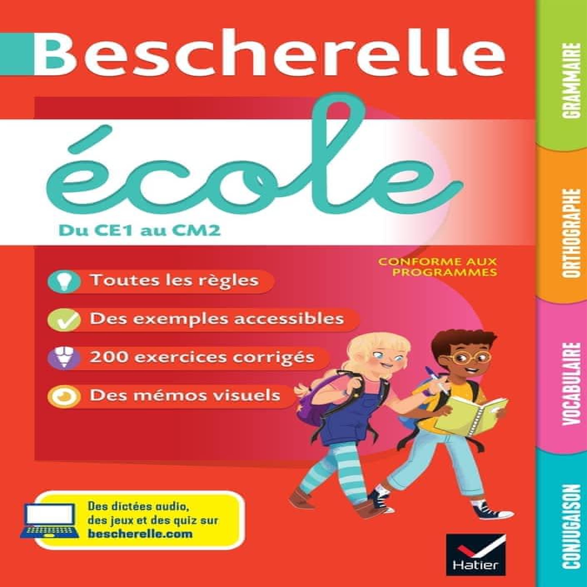 Grammaire, orthographe, vocabulaire, conjugaison du CE1 au CM2 Bescherelle école. Edition 2020, Bentolila Alain
