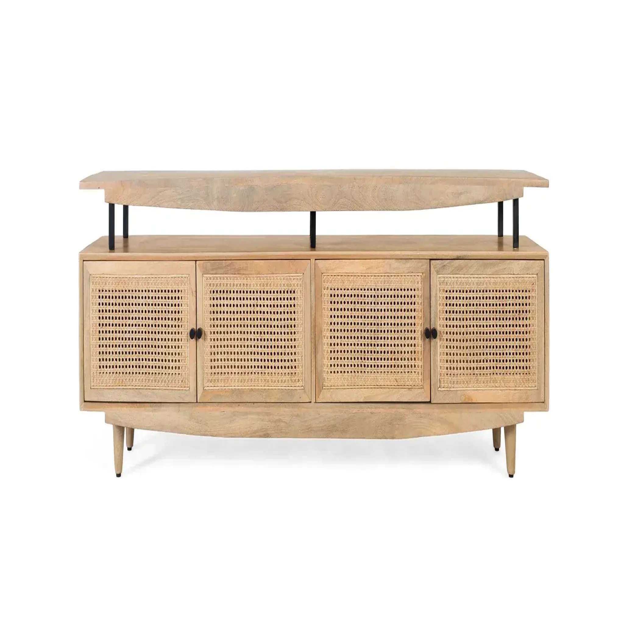 GINER Y COLOMER SL Meuble tv en bois de manguier 180 cm style rétro vintage