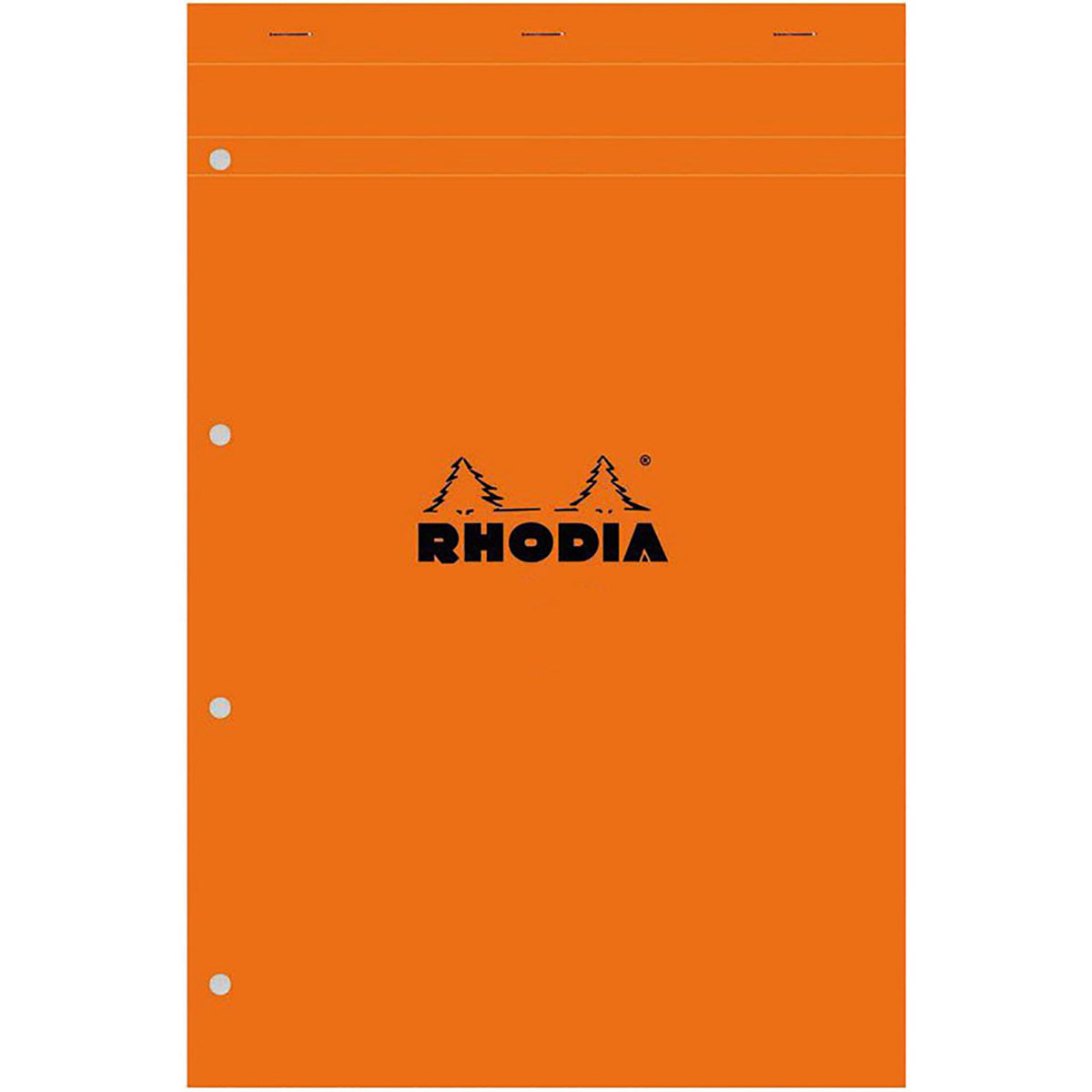 RHODIA Bloc notes 21x31.8cm - 160 pages - Grands carreaux Seyes - coloris aléatoire