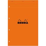 RHODIA Bloc notes 21x31.8cm - 160 pages - Grands carreaux Seyes - coloris aléatoire