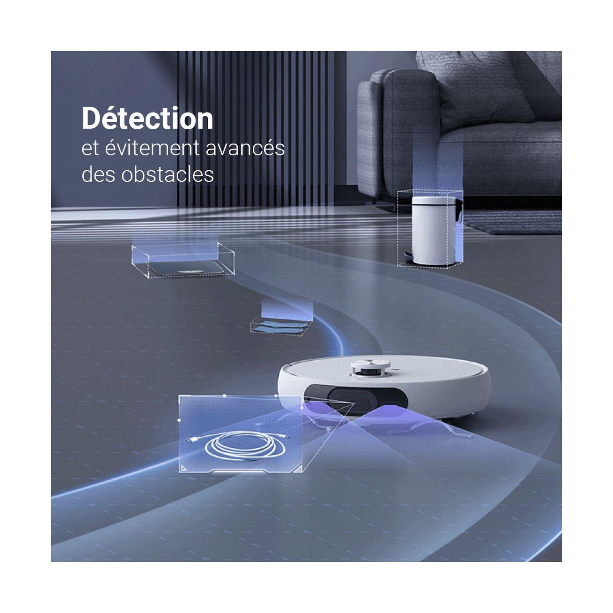 Voir la diapositive 2 : EZVIZ Robot Aspirateur Laveur RS2