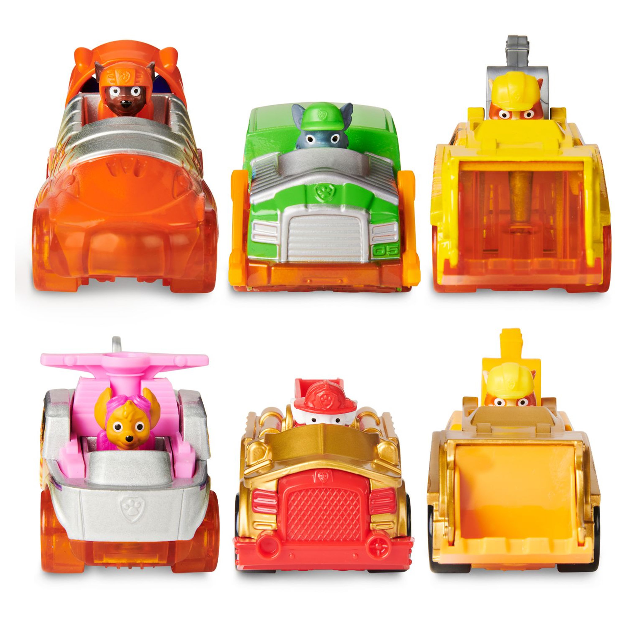 Voir la diapositive 2 : SPIN MASTER Paw Patrol pack de 6 véhicules True metal
