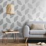 Voir la diapositive 1 : DUTCH WALLCOVERINGS DUTCH WALLCOVERINGS Papier peint Fawning Feather Gris clair