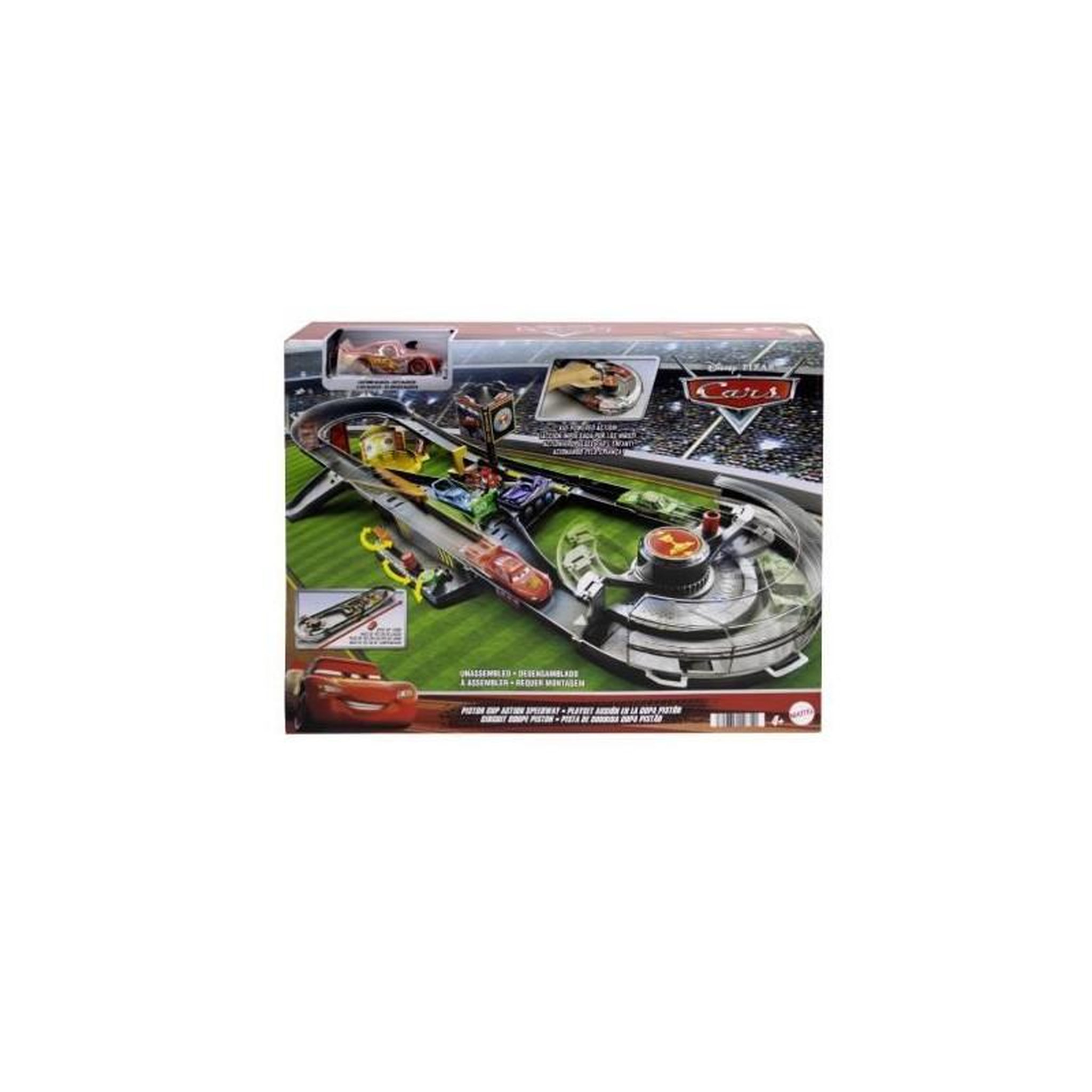 Voir la diapositive 3 : MATTEL CIRCUIT COURSE PISTON CUP - MATTEL - HPD81 - MINI VEHICULES CARS DIECAST