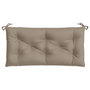 Voir la diapositive 4 : VIDAXL Coussin de banc de jardin taupe 100x50x7 cm tissu oxford