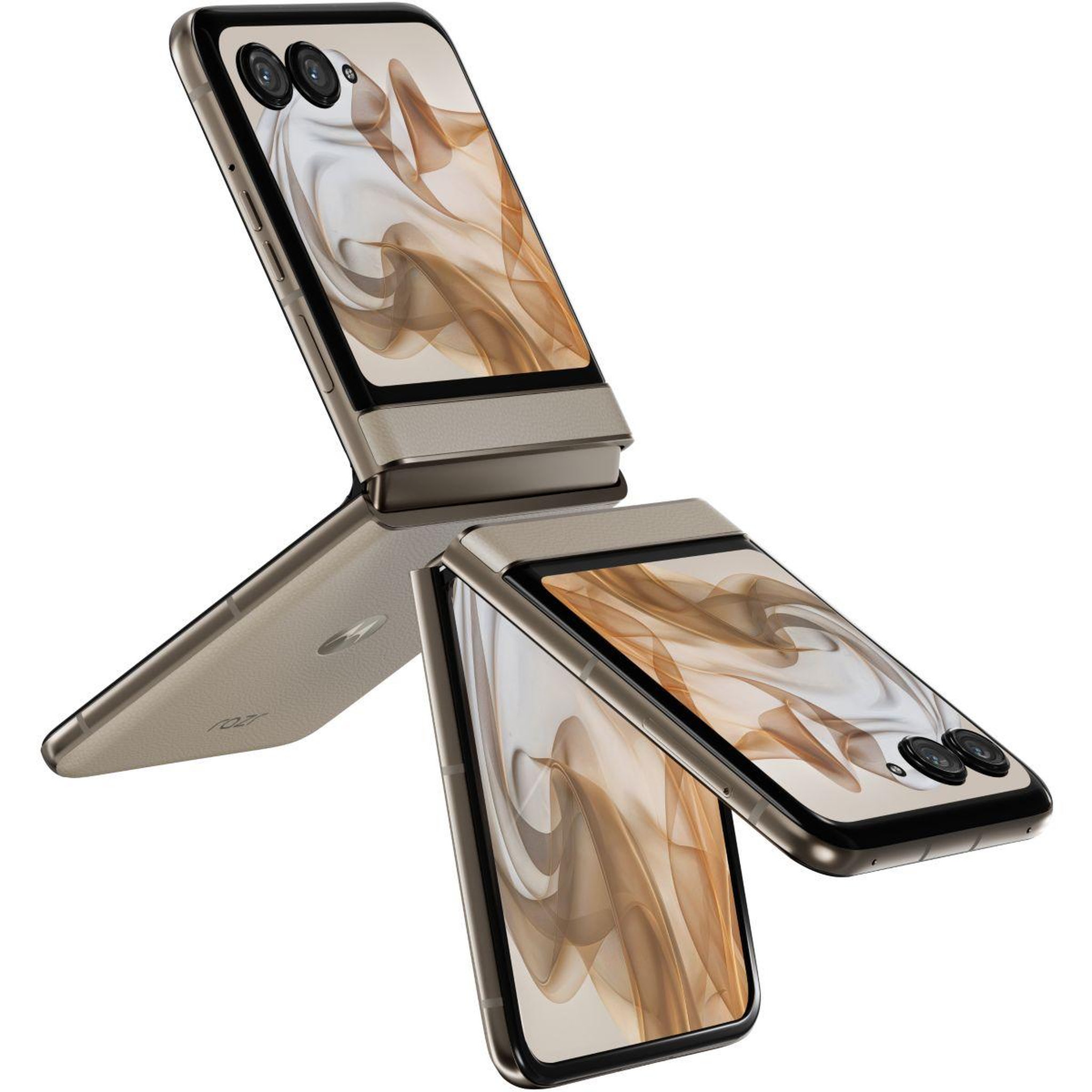 Voir la diapositive 2 : MOTOROLA Smartphone Razr 50 Beige 256Go