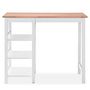 Voir la diapositive 4 : VIDAXL Ensemble de bar 3 pcs MDF Blanc