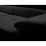 BEST MOBILIER Pablo - canapé d'angle gauche - 6 places - convertible avec coffre et têtières réglables - en velours -