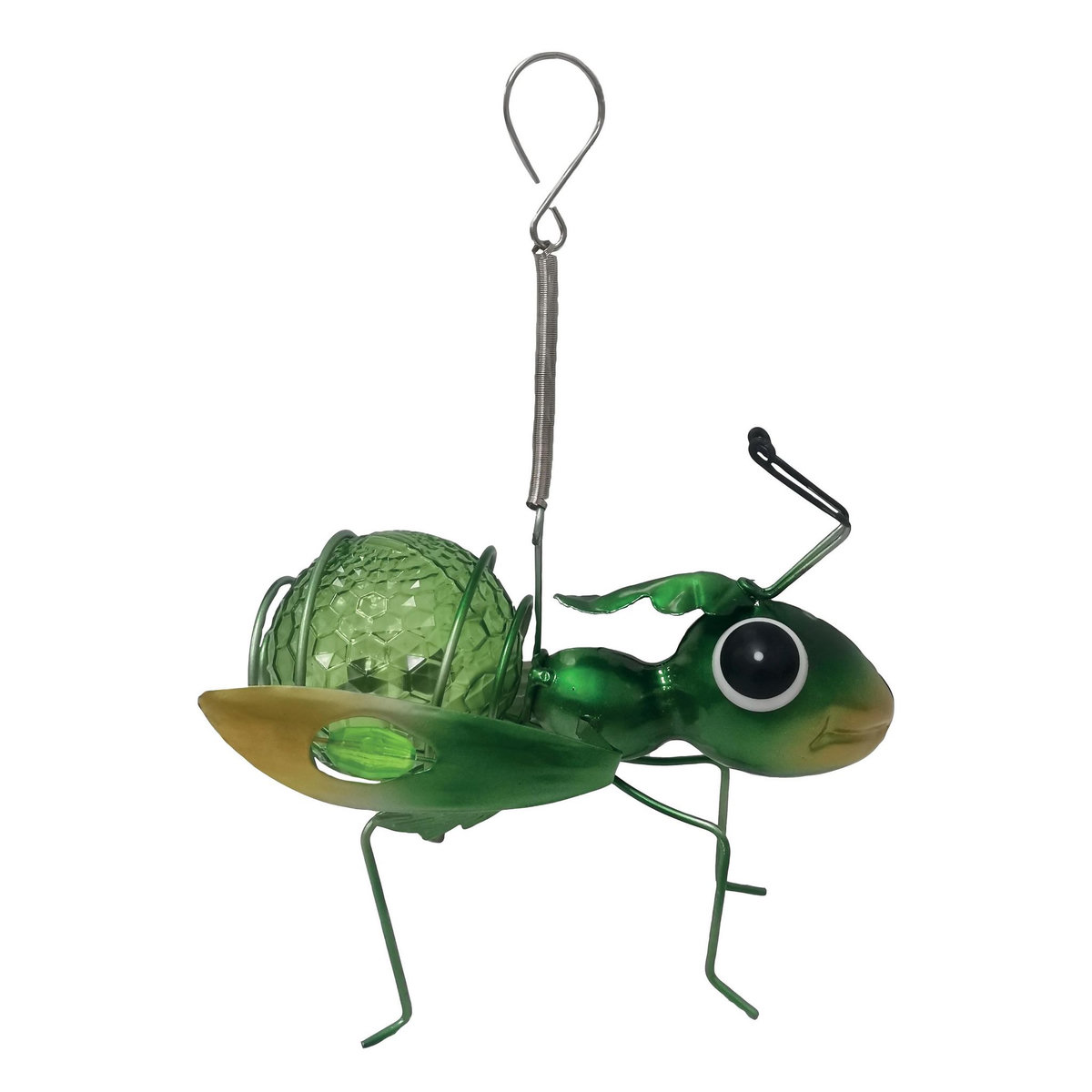  Fourmi verte à suspendre solaire 1 LED