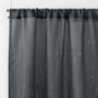 Voir la diapositive 2 : Paris Prix Paire de Voilages  Filiane  70x200cm Anthracite