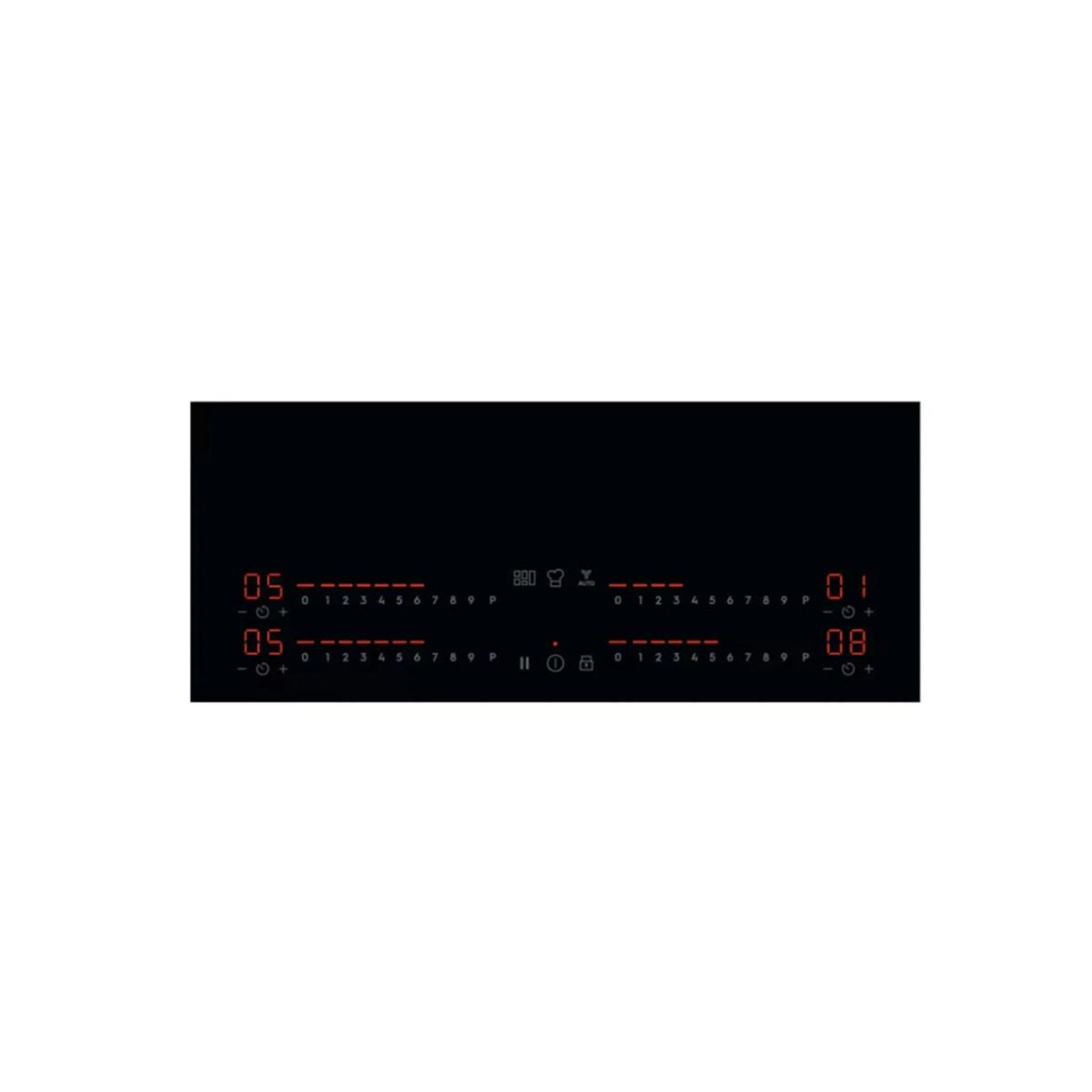 Voir la diapositive 4 : ELECTROLUX Table de cuisson induction 60cm 4 feux 7350w noir - eiv66453i