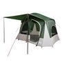 Voir la diapositive 4 : VIDAXL Tente de camping de cabine 5 personnes vert impermeable