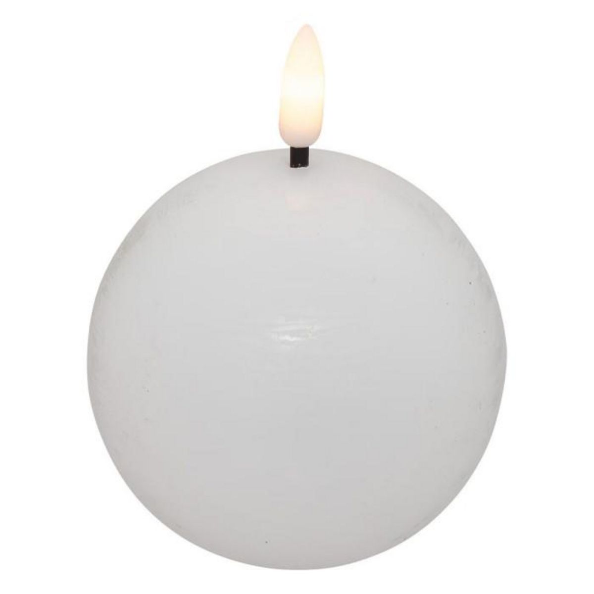 ATMOSPHERA Bougie Boule à LED  Molia  8cm Blanc