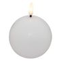 Voir la diapositive 2 : ATMOSPHERA Bougie Boule à LED  Molia  8cm Blanc