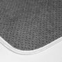 Voir la diapositive 3 : Paris Prix Tapis Contour WC Microfibre  Jade  45x45cm Vert