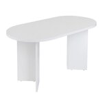 Habitat et Jardin Table basse en bois  Sable  - 60 x 119 x 40 cm - Blanc