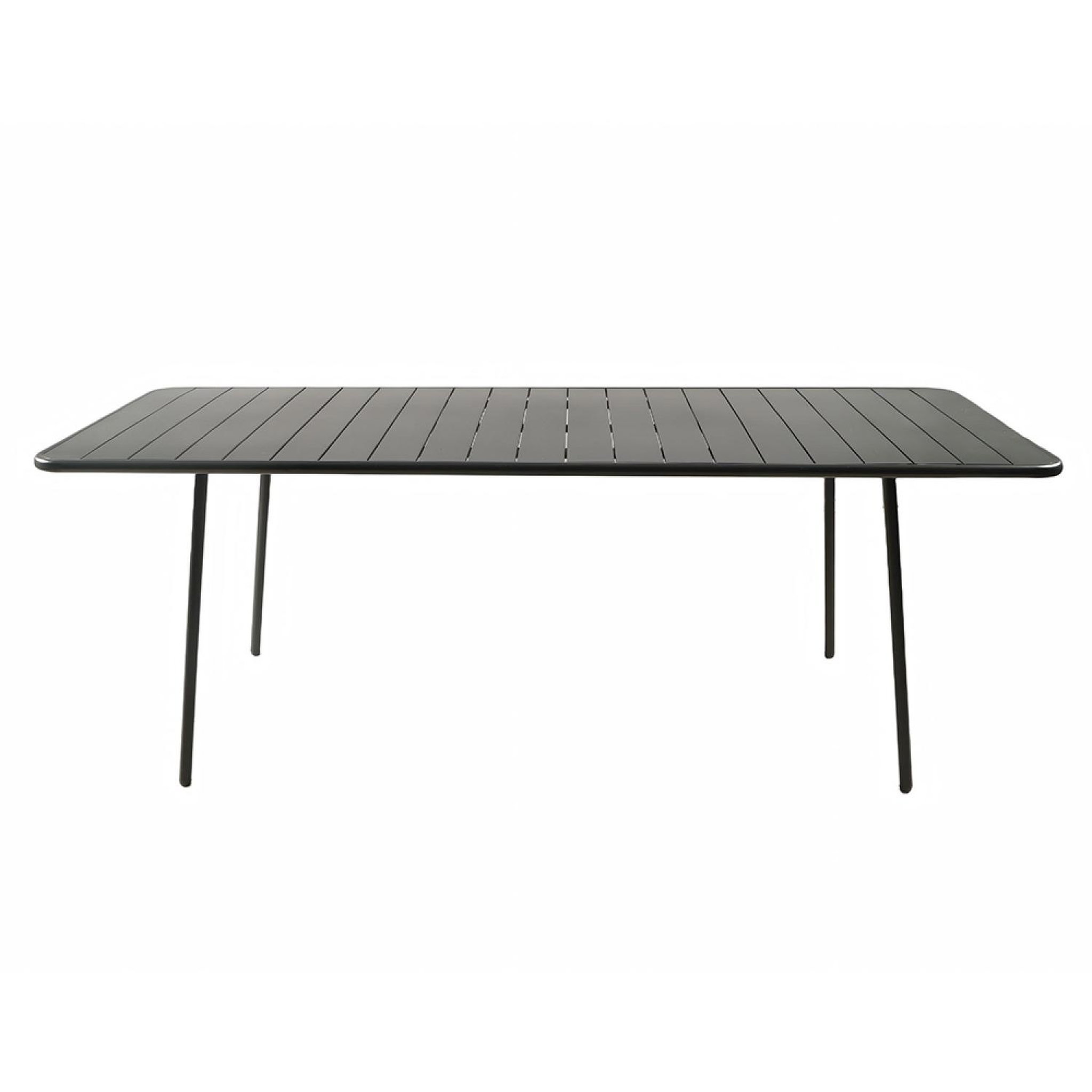 CONCEPT USINE Table de jardin 8-10 places 200cm gris foncé bergame