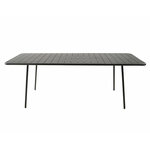CONCEPT USINE Table de jardin 8-10 places 200cm gris foncé BERGAME