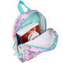 Voir la diapositive 5 : Milky Kiss Sac maternelle bleu et rose avec pochette avant motifs licornes