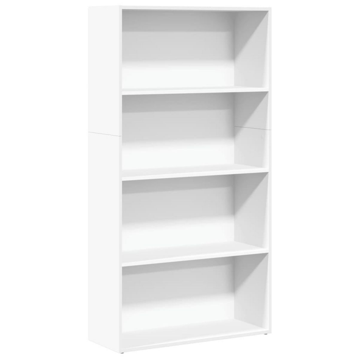 VIDAXL Bibliotheque blanc 80x30x152 cm bois d'ingenierie