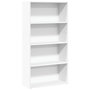 Voir la diapositive 2 : VIDAXL Bibliotheque blanc 80x30x152 cm bois d'ingenierie