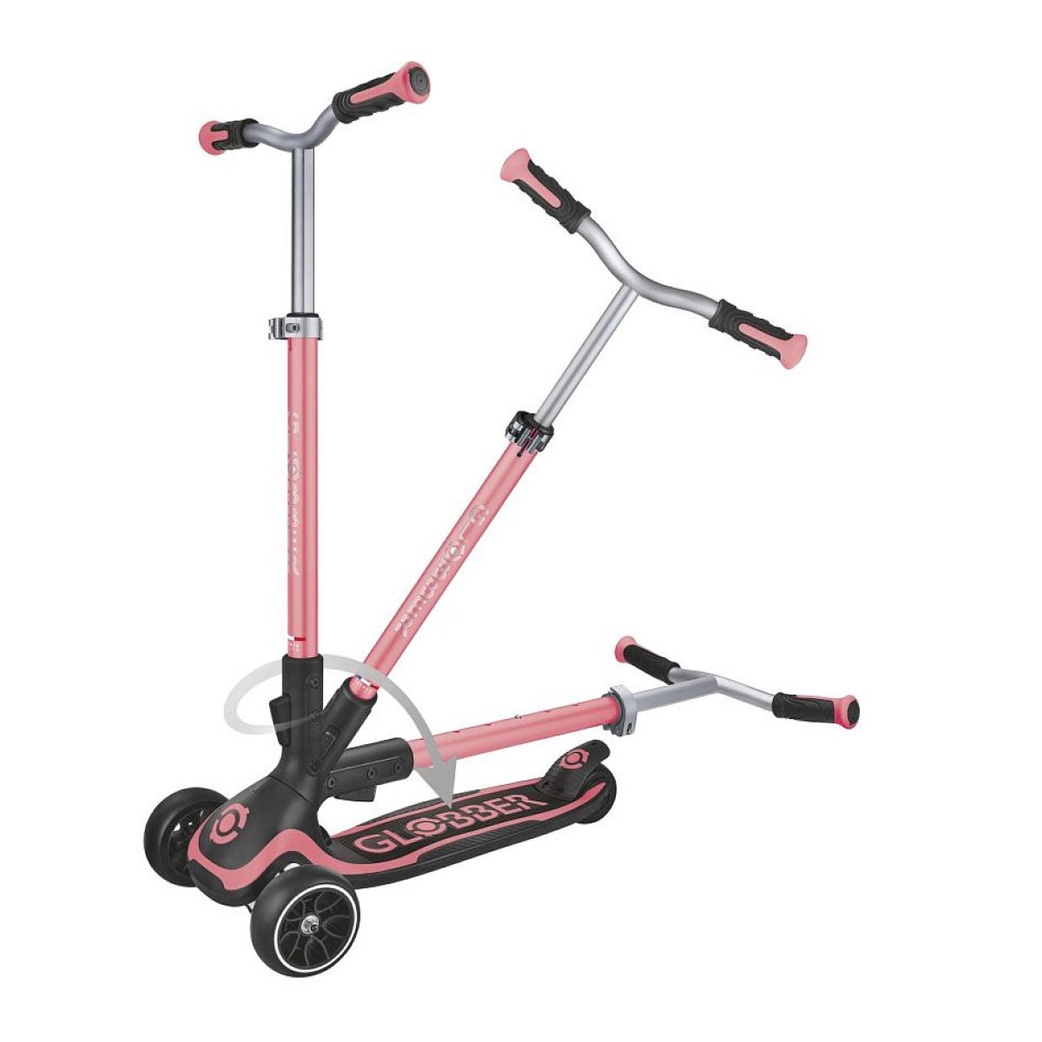 Voir la diapositive 2 : Globber Trottinette enfant Ultimum Rose