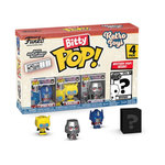 Funko Pack 4 Figurines Funko Bitty Pop Retro Toys Transformers