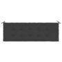 Voir la diapositive 4 : VIDAXL Coussin de banc de jardin noir 150x50x3 cm tissu oxford