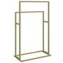 Voir la diapositive 5 : VIDAXL Porte-serviettes sur pied Dore 48x24x78,5 cm Fer