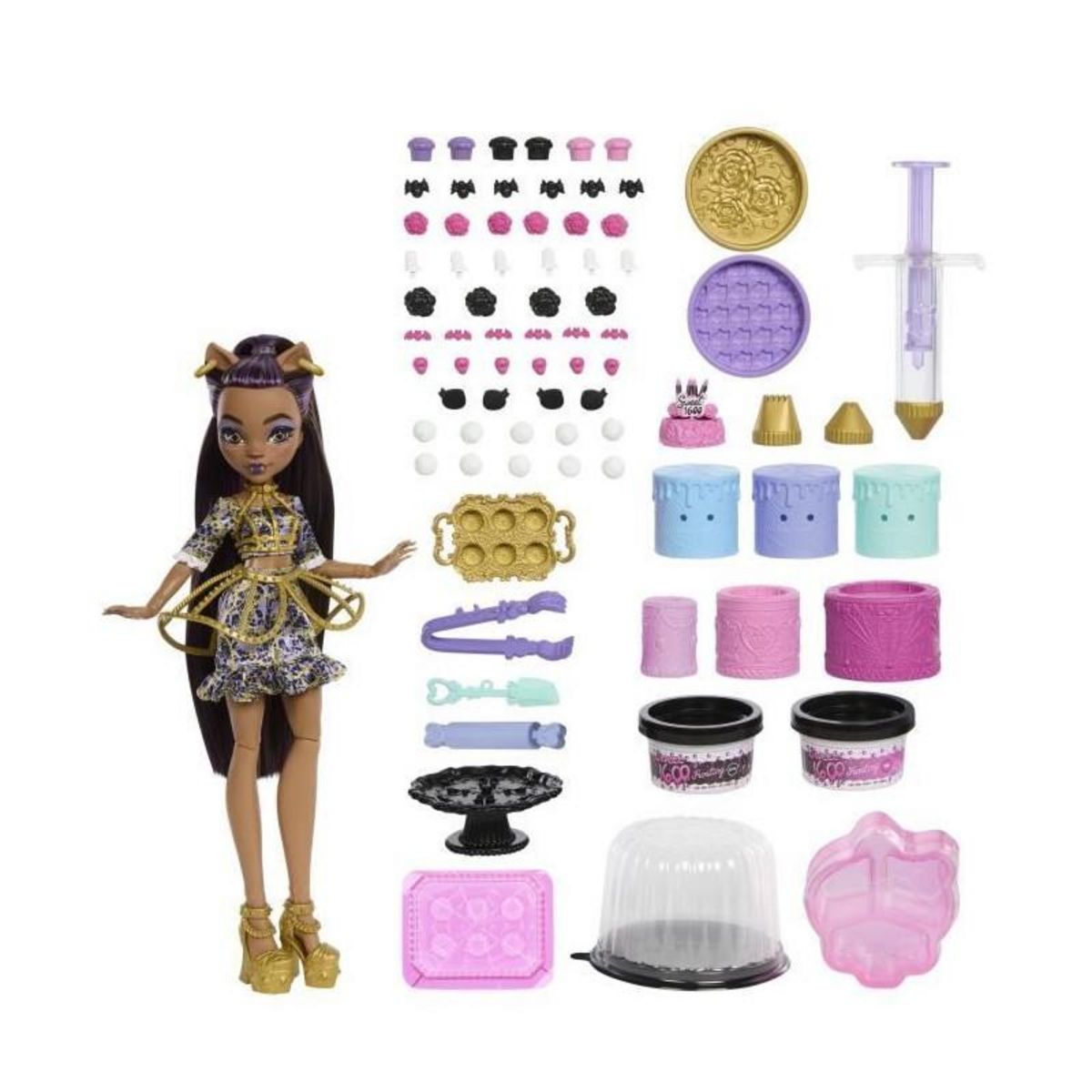 MONSTER HIGH Kit Gâteau d'Anniversaire Monster High Clawdeen Wolf