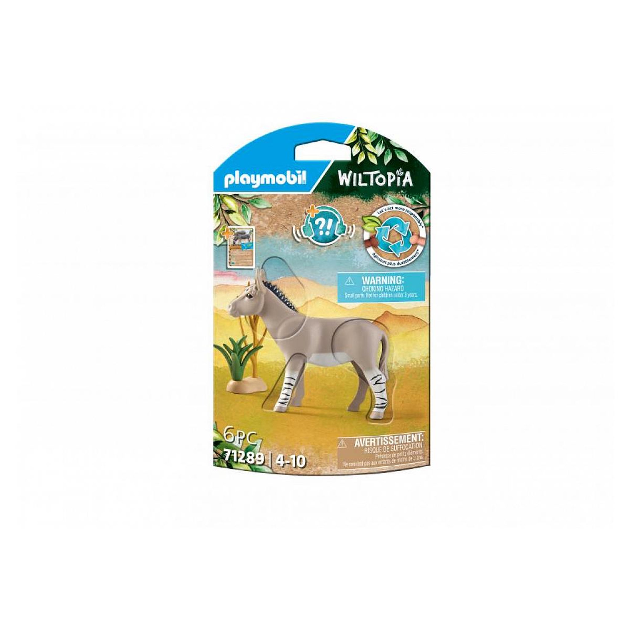 PLAYMOBIL 71289 Ane sauvage d'afrique